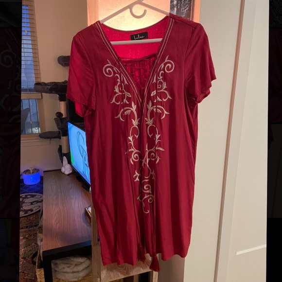 Lulus Embroidered Dress - Picture 4 of 4